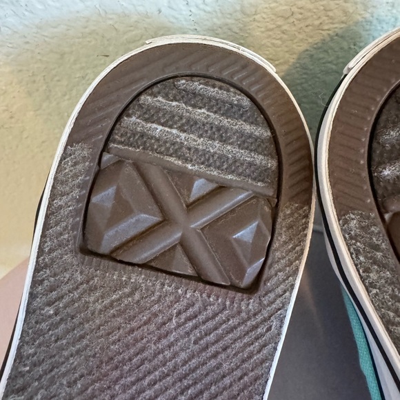 Converse High-Top Sneakers in Teal and White - Picture 13 of 16